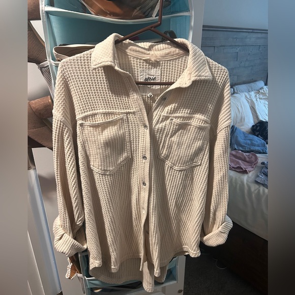 Aerie oversized waffle knit top - Picture 4 of 4